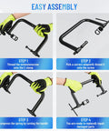 Instructions for assembling Valve Spring Compressor Kit for Cars, Bikes, ATVs and Small Engines, 10 Piece Clamp Tool Set