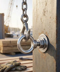 Stainless Steel Shoulder Eye Bolts Heavy Duty Multipurpose Hardware For Hanging Lights Wire Ropes Mesh Fences And Decorative Projects Industrial Grade Fasteners For Power Shipbuilding Petrochemical Mining And Automotive Uses on steel plate