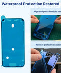 Installing Proximity Sensor Flex Cable With Screen Seal Adhesive For iPhone 16 Pro Max Face ID Compatible Repair Kit