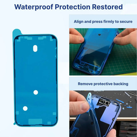 Installing Proximity Sensor Flex Cable With Screen Seal Adhesive For iPhone 16 Pro Max Face ID Compatible Repair Kit