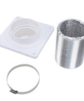 Get Your Washer And Dryer Setup Locked In Tight With This Awesome Estink 4 Inch Vent Kit. The Flex Aluminum Hose Is Super Chill And Comes With A Rotate Lock That Makes Installation A Breeze For Any Bathroom Or Laundry Room Fan Project Plus You Get A. 4-inch aluminum dryer vent kit with hose, wall flange, and clamp