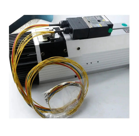Badass 9Kw Iso30 Atc Cnc Spindle Motor Featuring Air Cooling And Integrated Vfd Inverter for wiring connections and components.