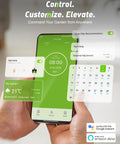 Phone displaying app for WiFi Garden Hose Water Timer With Brass Inlet And Outlet Two Zone Smart Hose Timer Remote Control