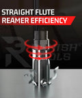 Adjustable Hand Reamer Tool For Precise Hole Finishing In Metal And Wood With Carbon Steel Blades cutting metal surface