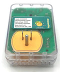 Front view of Beefy Heavy Duty 20 Amp 2400 Watt Appliance Surge Protector with smart circuit plug and outlet saver.