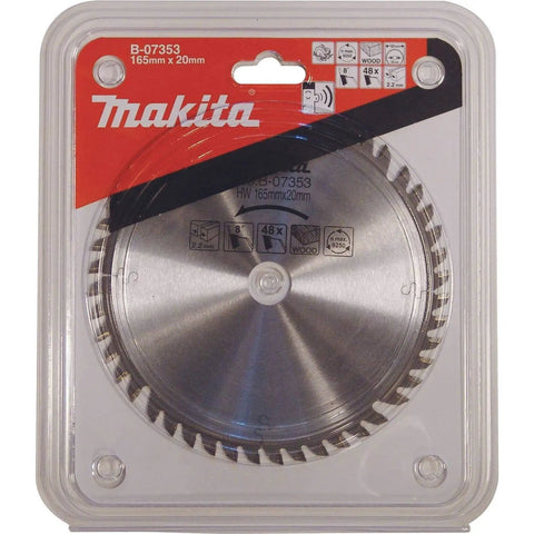 Carbide Tipped Circular Saw Blade 165mm By 20mm For Plunge Saw SP6000J Smooth Cutting And True Cuts With Hardened Hand-Tensioned Steel Plate