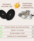 Reusable Silicone Coffee Capsule Lids For Original Nespresso VertuoLine Pods 4 Pack With Scoop And Brush Food Grade Refillable comparison with disposable capsules