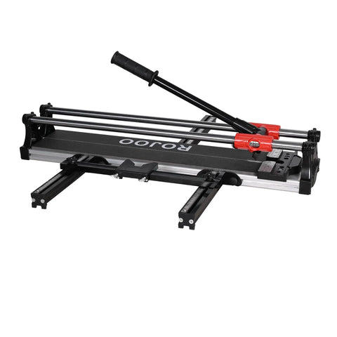 Beefy 24 Inch Manual Tile Cutter Featuring Slick Double Rail Guide System And Wide Aluminum Base Heavy Duty Hand Tool For Cutting Ceramic And Porcelain Floors Fast