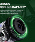AC Compressor With Clutch Fits Nissan Altima And Infiniti Qx60 2.5L 3.5L Engines Replacement CO29073C showing strong cooling capacity design.