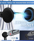 Close-up of Cord Organizer And Cable Ties Set With Super Handy Magnetic Clips showing strong magnetism and silicone ties.