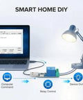 USB Serial Port Relay Module With Overcurrent Protection And Intelligent Command Control For Smart Home Automation Plug And Play Relay Switch Durable Lightweight, USB relay controlling lamp