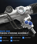 Toyota Sequoia 2001 to 2007 And Toyota Tundra 2000 to 2006 Hydraulic Power Steering Rack And Pinion Replacement Direct Fit