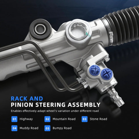 Toyota Sequoia 2001 to 2007 And Toyota Tundra 2000 to 2006 Hydraulic Power Steering Rack And Pinion Replacement Direct Fit
