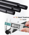 Durable 6061 Aluminum Alloy Bike Seat Post For MTB Road BMX And Fixed Gear With T6 heat treatment measurement.