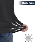 Mens Thermal Fleece Lined Quarter Zip Sweatshirt Lightweight Long Sleeve Raglan Pullover With Stretch Fabric For All Season Cozy Warmth