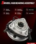 Beefed-Up Front Wheel Hub Bearing Assembly With ABS For 2007-2014 Chevrolet Silverado 1500, GMC Sierra 1500, close-up