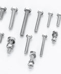 304 Stainless Steel Hex Bolts Nuts And Washers Kit With 496 Pieces, Metric M4 M5 M6 Assortment For Quick DIY Projects