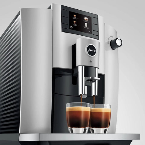 All In One Automatic Coffee Machine Grinds Tamps Brews Froths In Under 60 Seconds with brewed coffee cups and color display