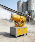 Heavy Duty Mobile Fog Cannon Sprayer With High Power Water Mist Generator for demolition sites and construction dust control.