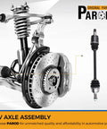 CV Axle Assembly 664309 Front Left Driver Side Fits 2011 2012 2013 Honda Odyssey EX EX L LX Replacement Part