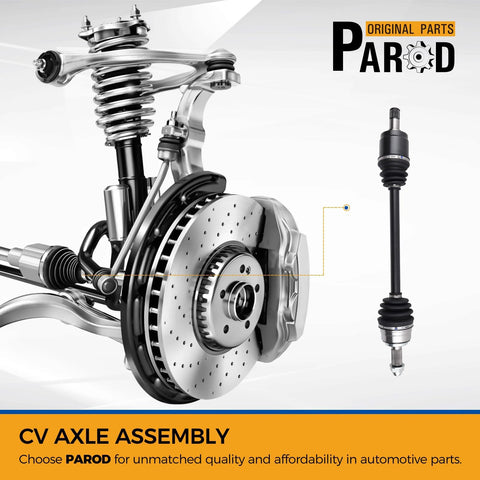 CV Axle Assembly 664309 Front Left Driver Side Fits 2011 2012 2013 Honda Odyssey EX EX L LX Replacement Part