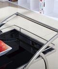 Sturdy Kick Back Kitchen Wine Storage Cart With Heavy Duty Smooth Roll Swivel Casters And Adjustable Leveling Feet with fruit bowl.