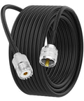 PL259 UHF Coax Cable From UHF Male To Female Low Loss CB Antenna Extension Jumper Cord For Ham Radio And Antenna Analyzer