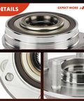 Front Wheel Bearing And Hub Assembly 5 Lug Fit For Jeep Grand Cherokee 2011-2021, Grand Cherokee WK 2022 And Dodge Durango 2011-2023 High Load Capacity For Axial And Radial Loads Smooth Operation Durable Replacement Part close-up details