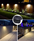 Outdoor Landscape Lighting Cast Aluminum 2.5W Deck LED Lights Low Voltage 12V For Steps Posts And Fences Warm White Waterproof IP65