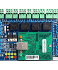 No-Nonsense Four Door Access Control System With TCP/IP Wiegand Panel And Remote Open, close-up of the access control panel hardware