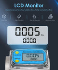 LCD display of Turbine Flow Meter 1 Inch And Three Quarter Inch Digital Liquid Flowmeter For Water Diesel Kerosene Gasoline