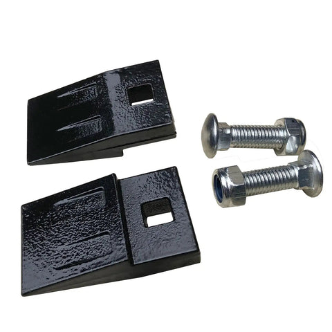 4 Pack 3 Point Auger Cutting Edges Wedges For Heavy Duty Post Hole Digger Drills Double Spiral Earth Auger Carbide