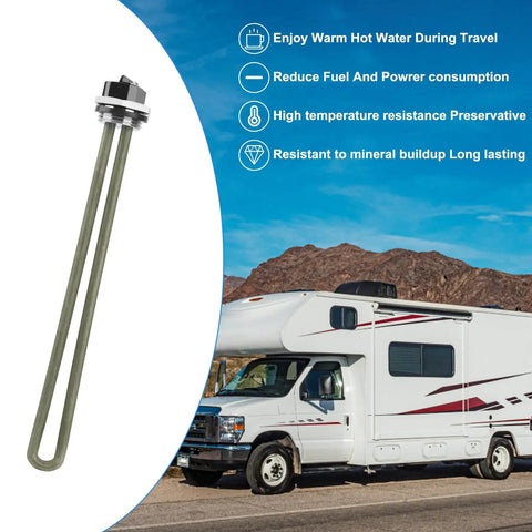 Rugged 1400W RV Water Heater Element Screw In 110V 120V Easy Install For Camper Hot Water Compatible With Atwood GC10A-4E GC6AA-10E