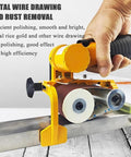 Heavy Duty Pneumatic Belt Sander With 100 Sanding Belts 360 Swivel Chuck high torque tool for metal wire drawing and rust removal.