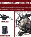 Ultra Light 8 9 10 11 12 Speed Bike Cassette For Mountain Road XC DH AM With 11 To 52T Range Lightweight Alloy Construction Smooth Shifting On Hills And Downhills Compatible With Shimano Sram HG Hub Driver Ready For Pro Riders, shown with shift lever and HG freehub.