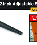 Built Tough Adjustable Construction Spud Wrench 12 Inch For Heavy Duty Fastener Work, One And A Half Inch Jaw Capacity in use