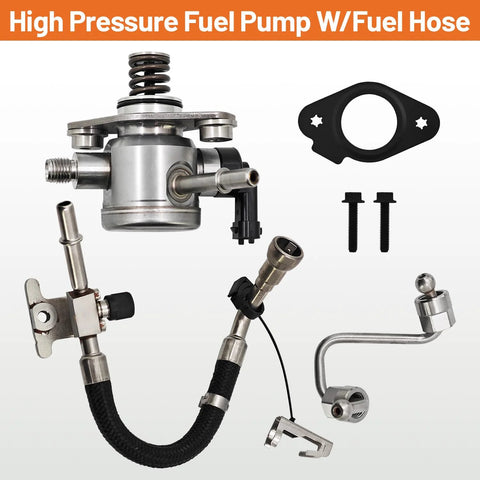 High Pressure Fuel Pump With Fuel Hose Kit For Chevy Equinox 2010 2017 GMC Terrain Buick Regal 2012 2017 2.4L Fits Like A Dream