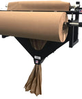 Heavy Duty 24 Inch Kraft Paper Crumpler Machine with rolled kraft paper for packing and void fill dispensing.