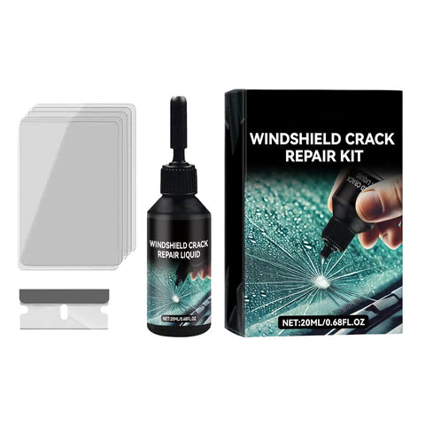 DIY Windshield Chip Repair Kit Quick Fix That Prevents Spreading With Invisible Finish Car Glass Repair For Everyday Drivers