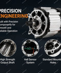 Heavy Duty Differential Brushless Motor With Pure Copper Windings showing precision engineering and components.