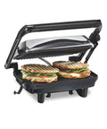 Hamilton Beach Panini Press And Sandwich Maker With Electric Indoor Grill Nonstick Plates grilling sandwiches.