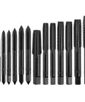 14 Piece Nitriding Coated Straight Flute Tap Set For American Thread Taps Machine Screw Tapping Tools