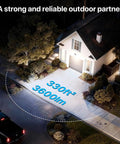 Wicked Bright 30W Outdoor Wall Pack Light With 3600 Lumens And 5000K Daylight LED Flood Lighting illuminating house driveway at night