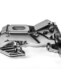 Dope 165 Degree Full Overlay Cabinet Hinges With Soft Close, 3 Cam 6 Way Adjustments, Concealed Face Frame For Corner Lazy Susan And Bi Folding Doors, Nickel Plated Steel, 2 Piece Set With Screws, close-up