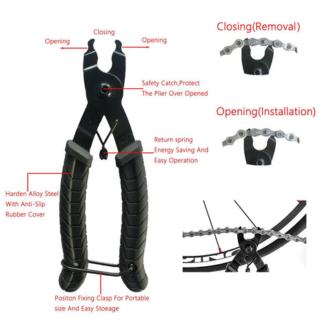 Comprehensive Bicycle Chain Breaker Tool Kit For Road And Mountain Bikes Universal Chain Tool For 1 To 12 Speed And Single Speed Setups, detailed view