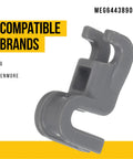 Dishwasher Holder For LG Appliances Replacement Part MEG64438901 Replaces AP6237066 PS12081830 4512017, grey finish