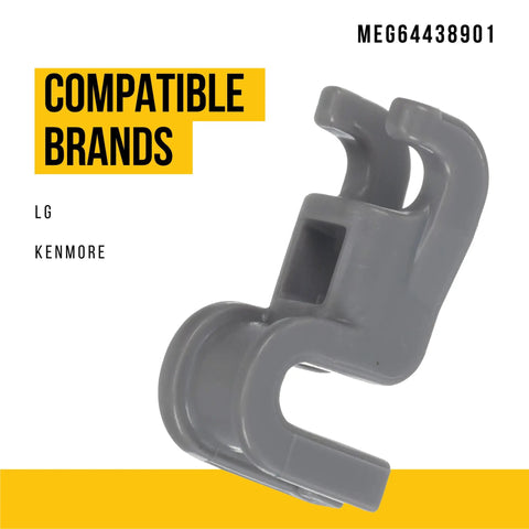 Dishwasher Holder For LG Appliances Replacement Part MEG64438901 Replaces AP6237066 PS12081830 4512017, grey finish