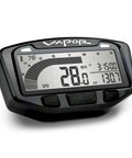 Vapor Digital Speedometer Tachometer Gauge Kit For Polaris Sportsman Ranger RZR ACE 2000-2019 Featuring RPM Graph, Speed Readout, Engine Temp, Ambient Temp, Resettable Distance, Clock, Ride Time, Odometer, Programmable LED Shift And Overheat Alerts black digital display