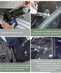Installation steps for Heavy Duty Aluminum Fifth Wheel Landing Gear Box Replacement 276602 for Lippert Venture Atwood