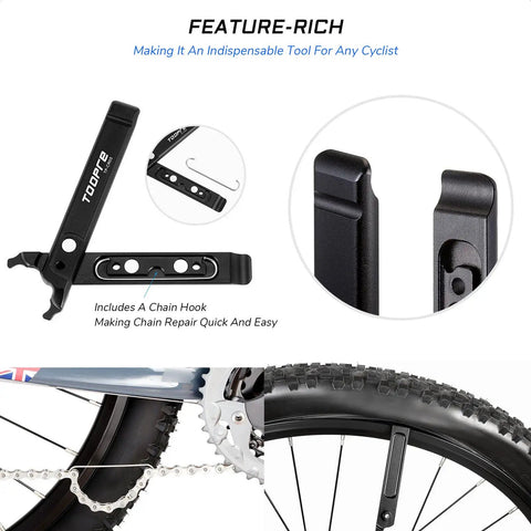 Multi Function Master Link Pliers With Remover Tire Levers Chain Hook And Storage Links For MTB Road And BMX Bikes tool